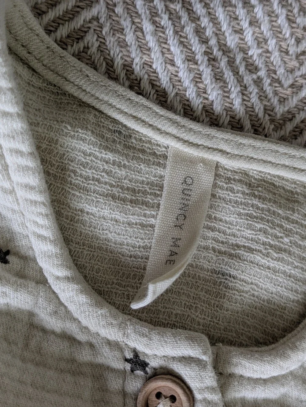 Organic Cotton Quincy Mae Jumpsuit 12 Mo.